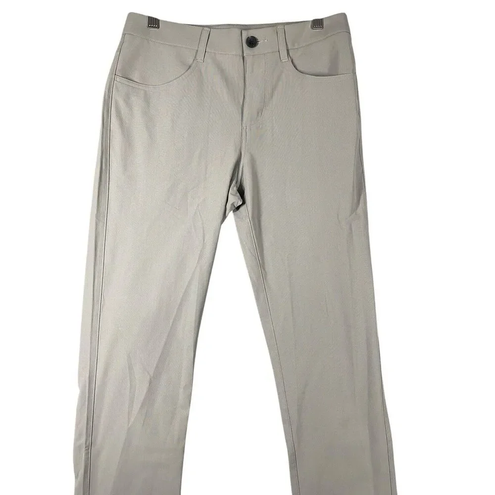 Vuori Men's Meta Pant‎ (V430) Zip Pocket Tapered Leg Driftwood Size 28